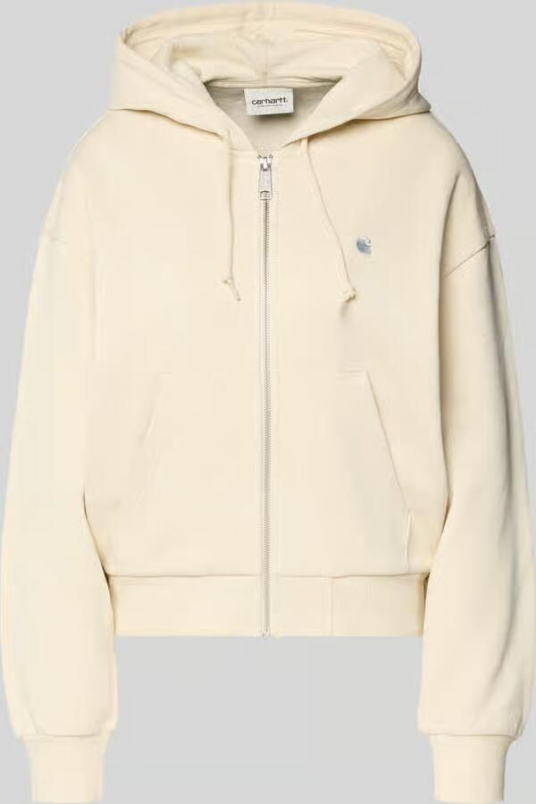 Carhartt Work In Progress Sweatjack met kangoeroezak