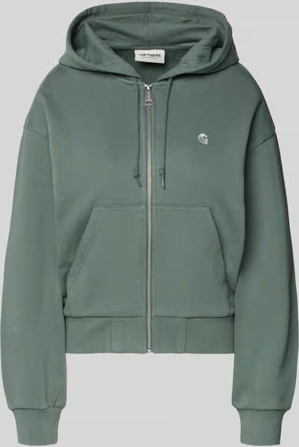Carhartt Work In Progress Sweatjack met kangoeroezak