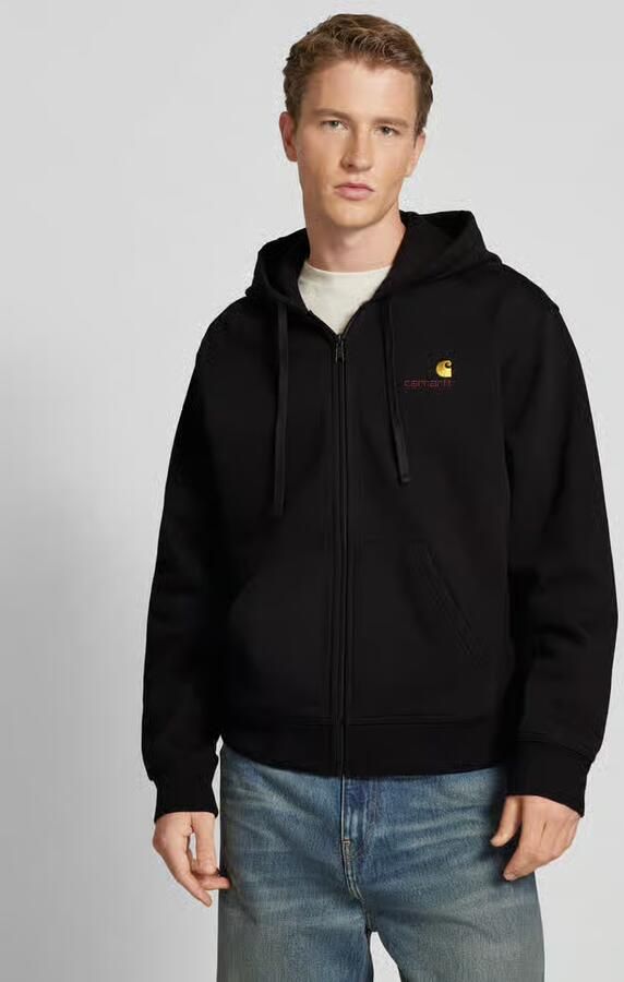 Carhartt WIP Amerikaanse Script Jas Streetwear Stijl Black Heren - Foto 2
