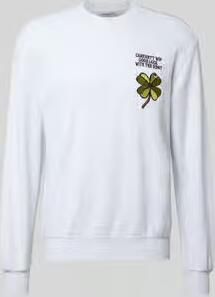 Carhartt Work In Progress Sweatshirt met labeldetail
