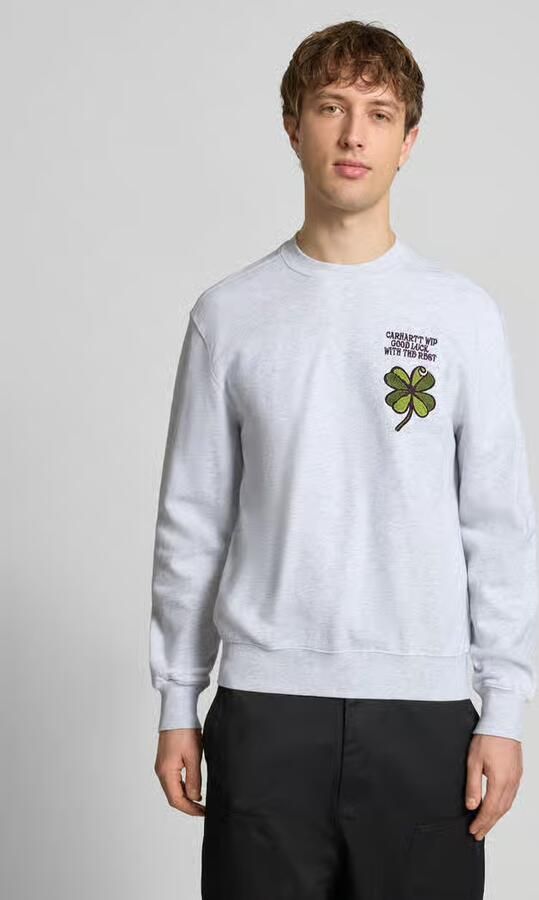 Carhartt Work In Progress Sweatshirt met labeldetail - Foto 3