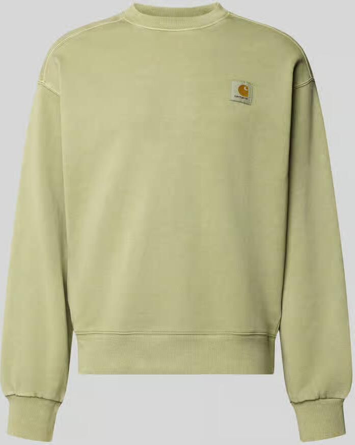 Carhartt Work In Progress Sweatshirt met labeldetail model 'Nelson' - Foto 2