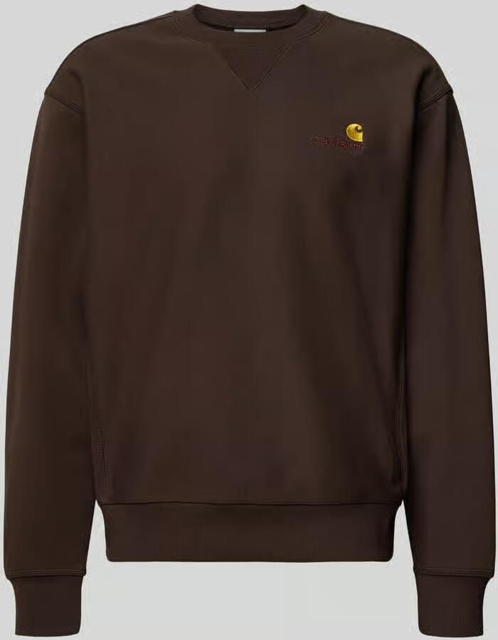 Carhartt Work In Progress Sweatshirt met labelstitching