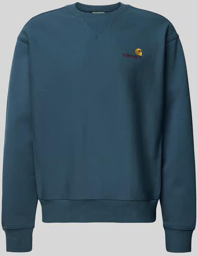 Carhartt Work In Progress Sweatshirt met labelstitching