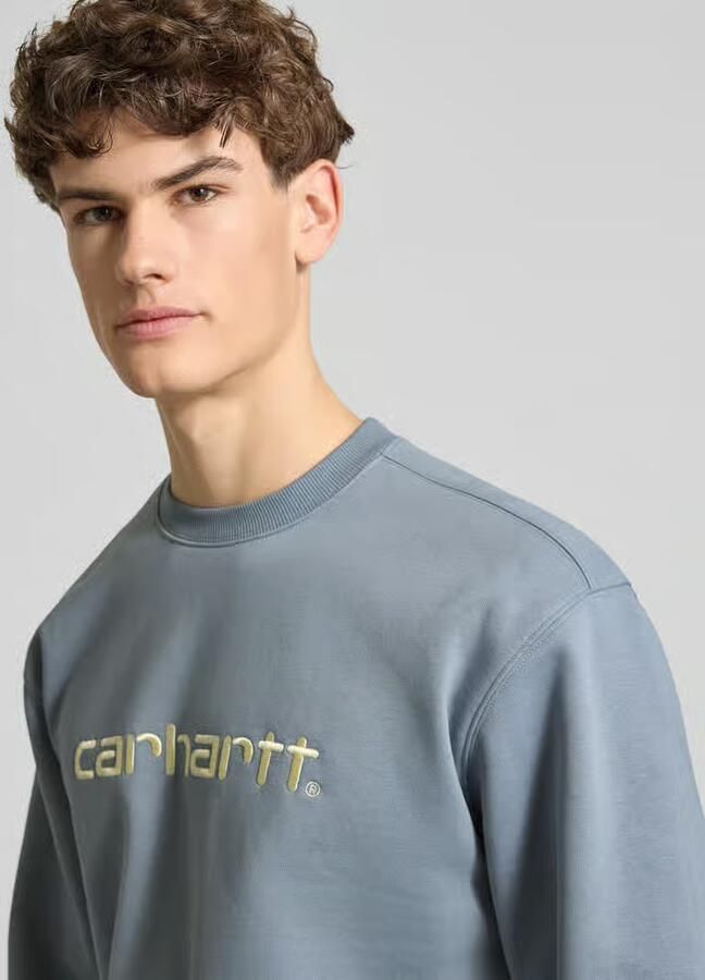 Carhartt Work In Progress Sweatshirt met labelstitching - Foto 2