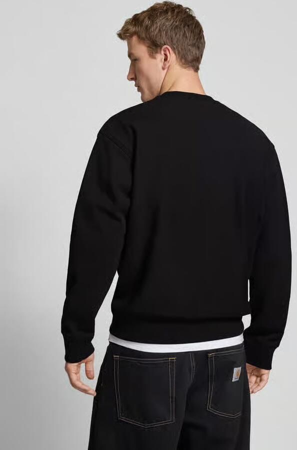 Carhartt WIP American Script Sweatshirt Sweaters Kleding black maat: S beschikbare maaten:S XL