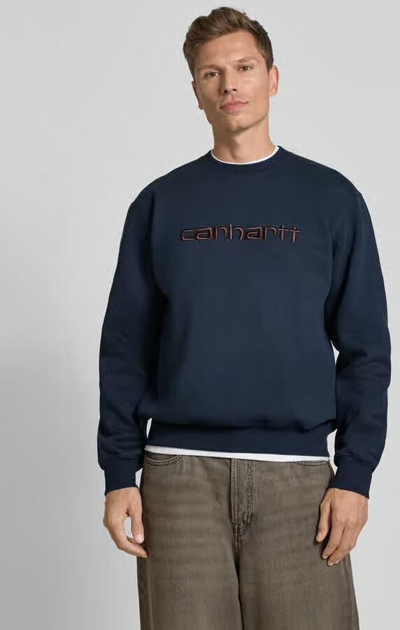 Carhartt Work In Progress Sweatshirt met labelstitching - Foto 2