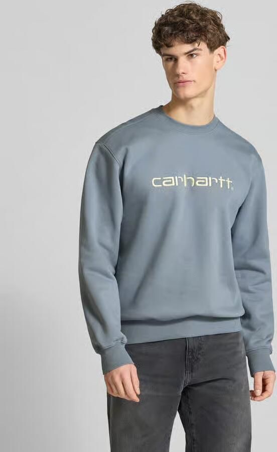 Carhartt Work In Progress Sweatshirt met labelstitching - Foto 3