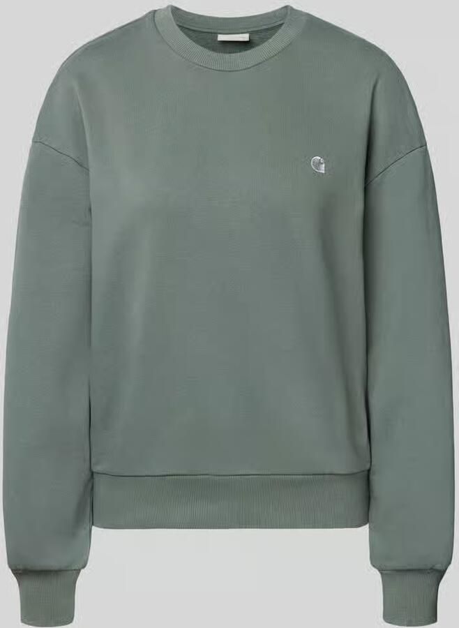 Carhartt Work In Progress Sweatshirt met Labelstitching Model 'CASEY' - Foto 2