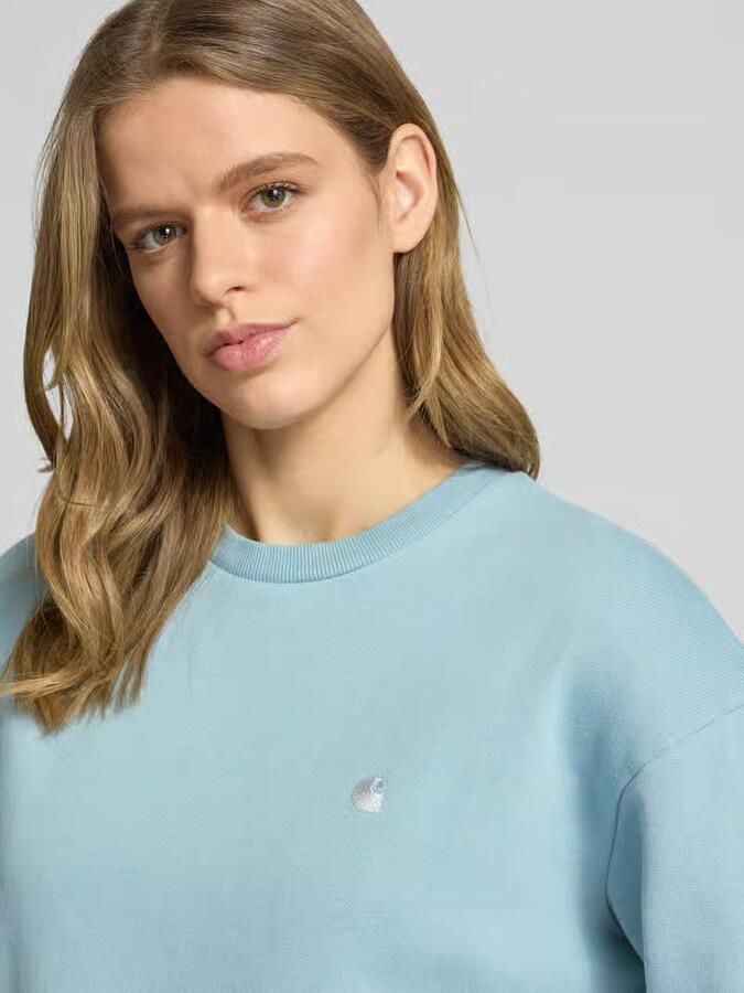 Carhartt Work In Progress sweatshirt met logostitching model 'CASEY'