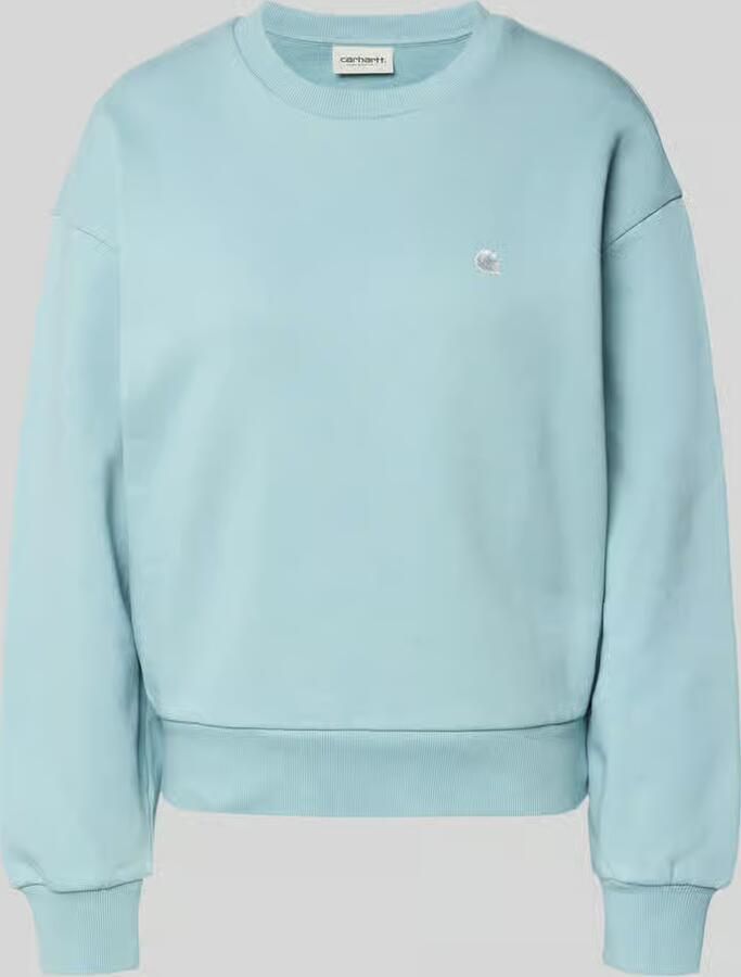 Carhartt Work In Progress sweatshirt met logostitching model 'CASEY' - Foto 2