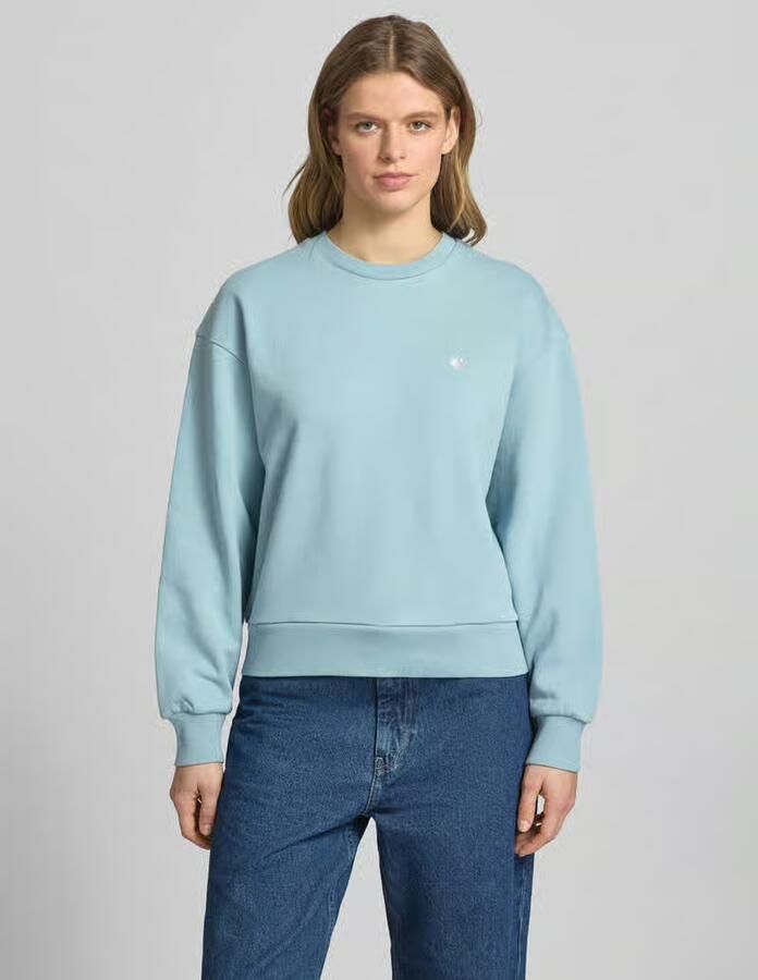 Carhartt Work In Progress sweatshirt met logostitching model 'CASEY' - Foto 2
