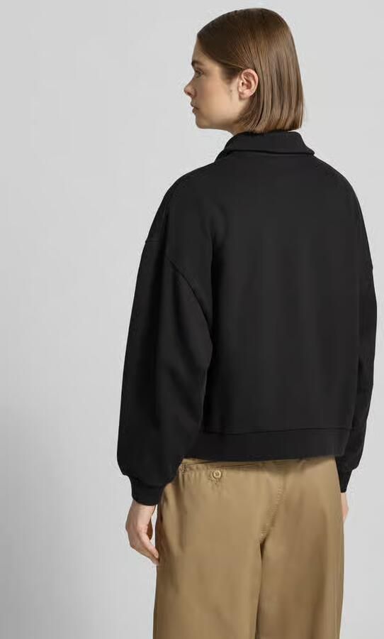 Carhartt Work In Progress Sweatshirt met polokraag en labelstitching model 'Brenta' - Foto 4