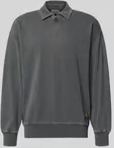 Carhartt Work In Progress sweatshirt met polokraag