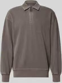Carhartt Work In Progress sweatshirt met polokraag