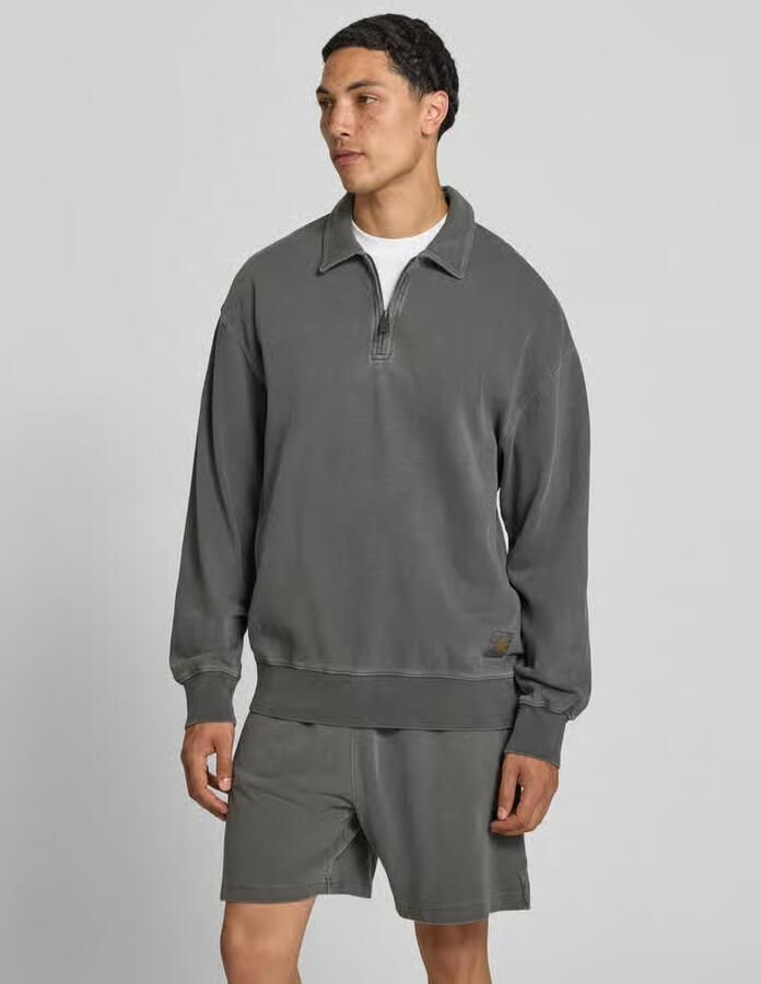 Carhartt Work In Progress sweatshirt met polokraag - Foto 3