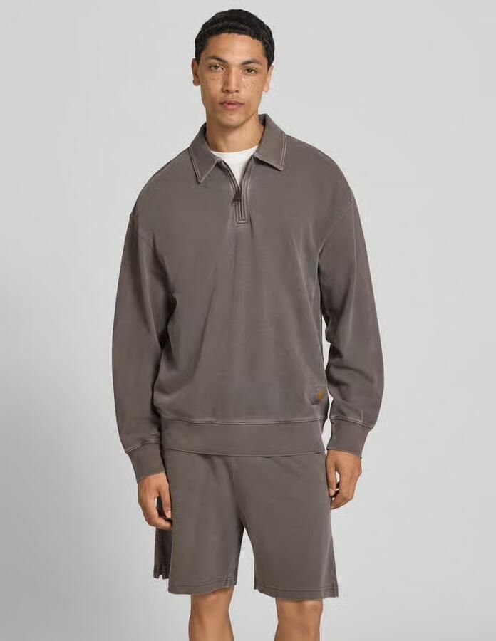 Carhartt Work In Progress sweatshirt met polokraag - Foto 3