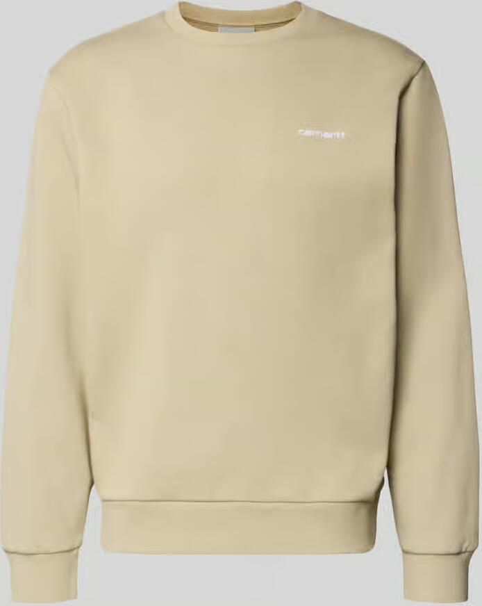 Carhartt Work In Progress Sweatshirt met ronde hals en labelstitching - Foto 2