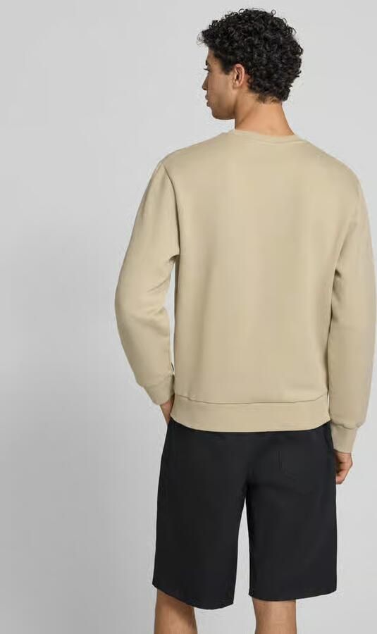 Carhartt Work In Progress Sweatshirt met ronde hals en labelstitching