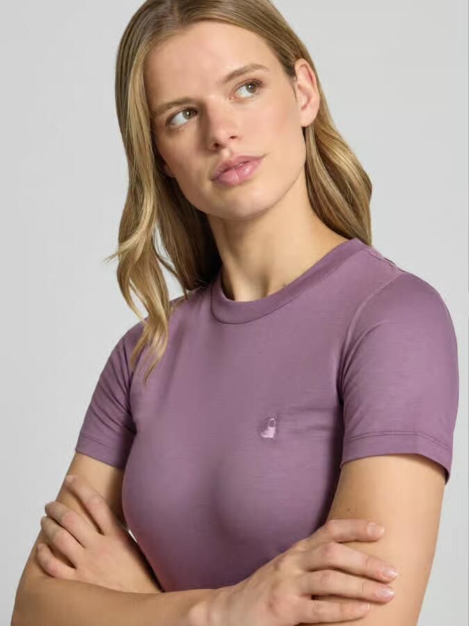 Carhartt Work In Progress T-shirt met 1 2-mouwen model 'Luca'