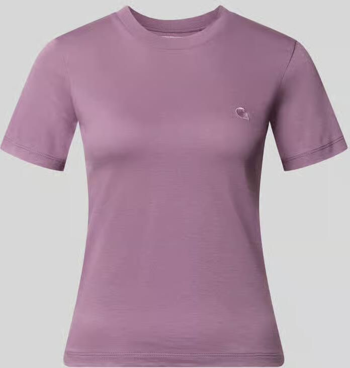Carhartt Work In Progress T-shirt met 1 2-mouwen model 'Luca' - Foto 2