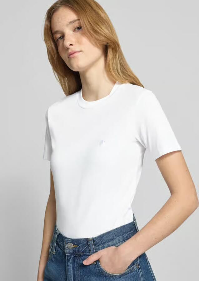 Carhartt Work In Progress T-shirt met 1 2-mouwen model 'Luca'