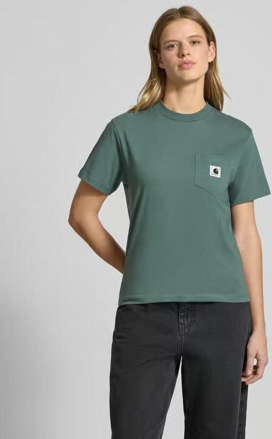 Carhartt Work In Progress T-shirt met borstzak en labeldetail - Foto 3