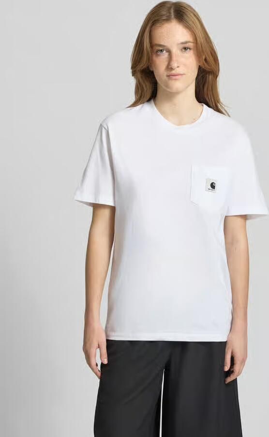 Carhartt Work In Progress T-shirt met borstzak en labeldetail - Foto 3