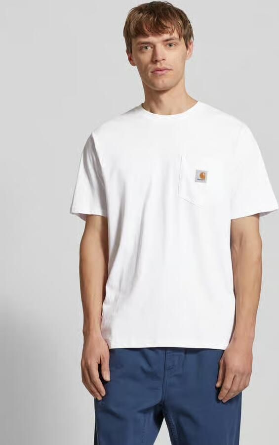 Carhartt WIP Short Sleeve Pocket T-shirt T-shirts Kleding white maat: XL beschikbare maaten:L XL - Foto 9