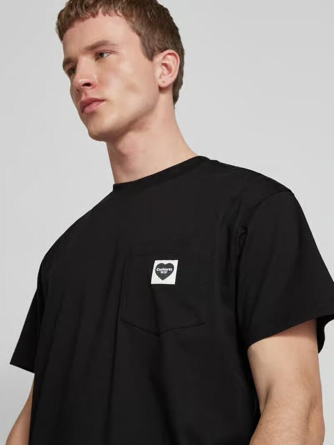 Carhartt Work In Progress T-shirt met labeldetail