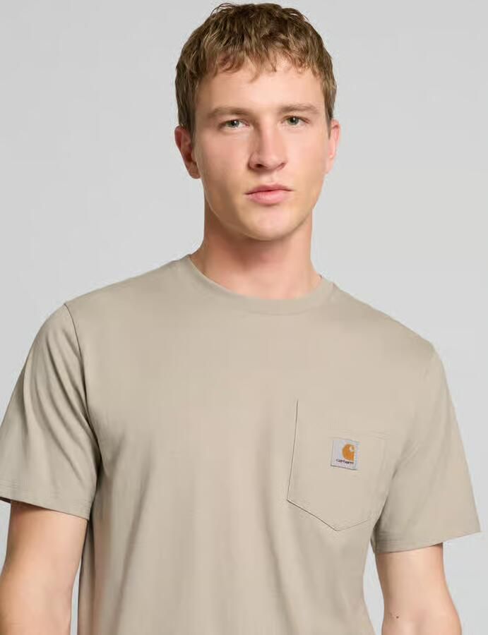Carhartt Work In Progress T-shirt met labeldetail