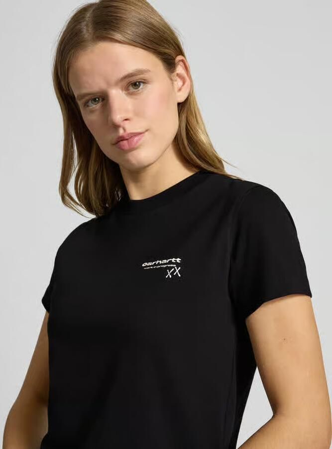 Carhartt Work In Progress T-shirt met labeldetail
