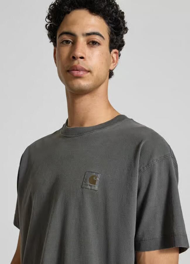 Carhartt Work In Progress T-shirt met labeldetail model 'Nelson'