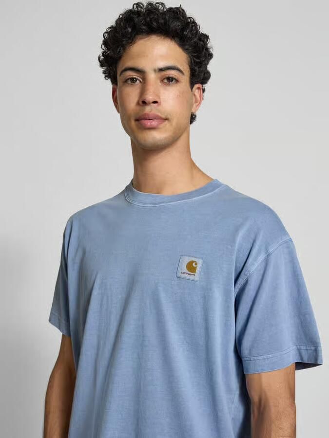 Carhartt Work In Progress T-shirt met labeldetail model 'Nelson'