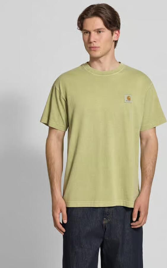Carhartt Work In Progress T-shirt met labeldetail model 'Nelson' - Foto 4