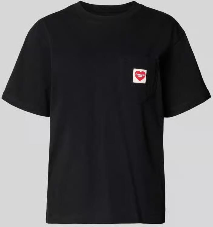 Carhartt Work In Progress T-shirt van puur biologisch katoen met labelpatch - Foto 2