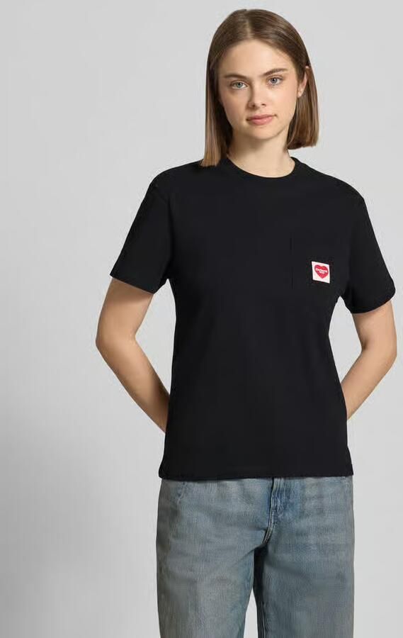 Carhartt Work In Progress T-shirt van puur biologisch katoen met labelpatch - Foto 2