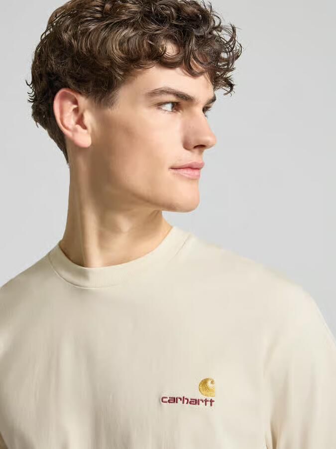 Carhartt WIP American Script T-shirt T-shirts Kleding natural maat: S beschikbare maaten:S M L XL - Foto 3