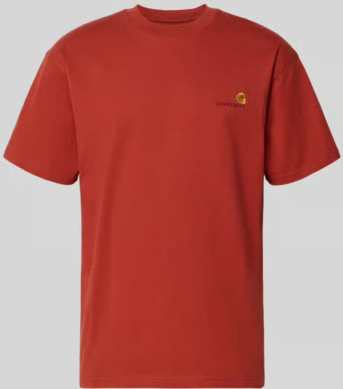 Carhartt Work In Progress T-shirt met Labelstitching en Ronde hals - Foto 2