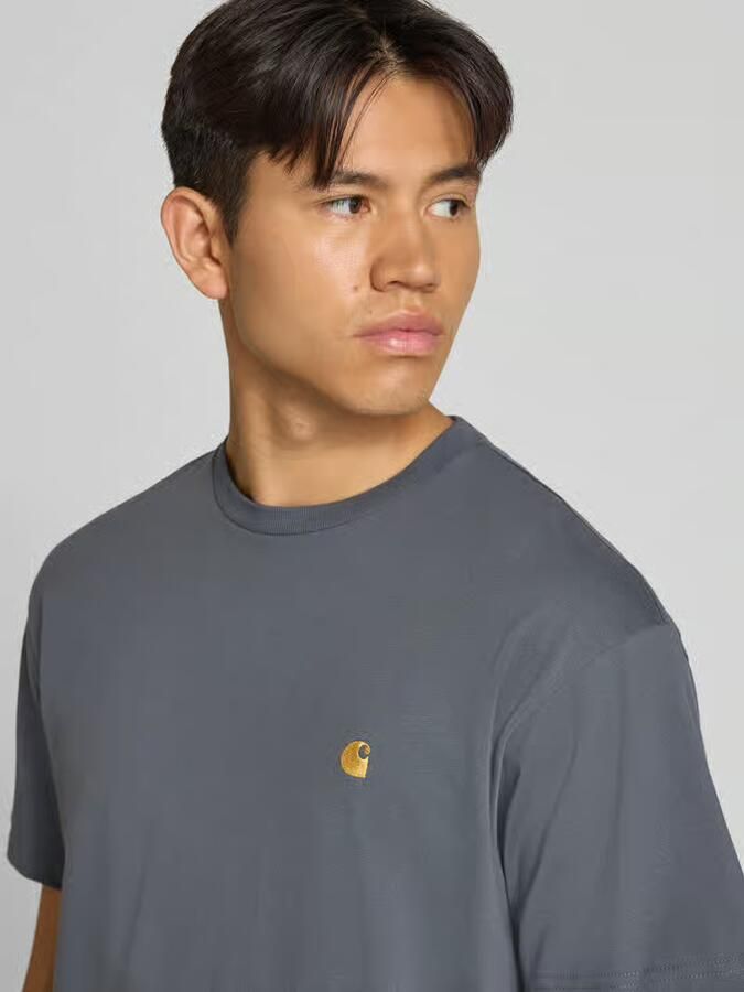 Carhartt Work In Progress T-shirt met Labelstitching en Ronde hals - Foto 2