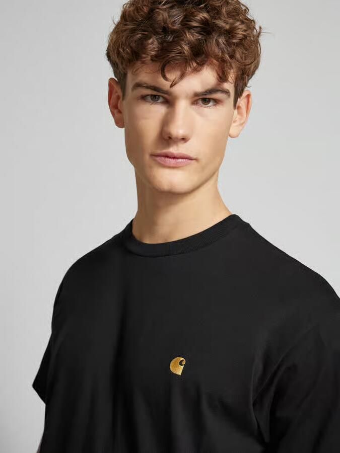 Carhartt WIP Short Sleeve Chase T-shirt T-shirts Kleding black gold maat: M beschikbare maaten:S M L XL - Foto 8