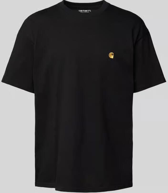 Carhartt WIP Short Sleeve Chase T-shirt T-shirts Kleding black gold maat: M beschikbare maaten:S M L XL - Foto 8