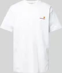 Carhartt Work In Progress Regular fit T-shirt van puur katoen model 'American' - Foto 4