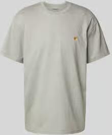 Carhartt WIP S s Chase T-shirt T-shirts Kleding grey heather gold maat: S beschikbare maaten:S - Foto 4