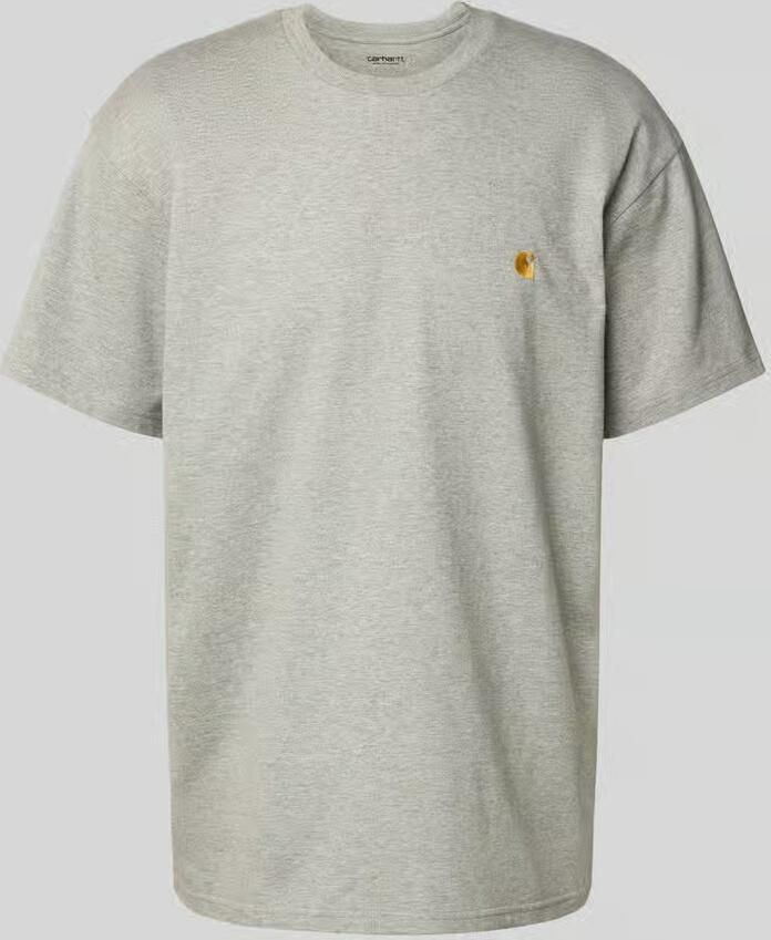 Carhartt WIP S s Chase T-shirt T-shirts Kleding grey heather gold maat: S beschikbare maaten:S - Foto 6