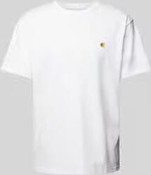 Carhartt WIP Short Sleeve Chase T-shirt T-shirts Kleding white gold maat: L beschikbare maaten:S L XL - Foto 4