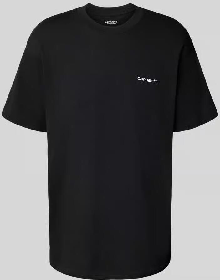 Carhartt WIP Zwarte T-shirts en Polos voor Heren Black Heren