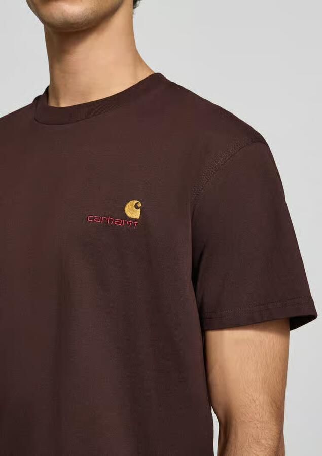 Carhartt Work In Progress T-shirt met labelstitching