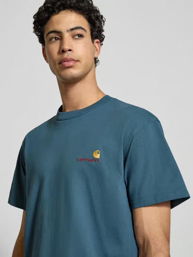 Carhartt Work In Progress T-shirt met labelstitching