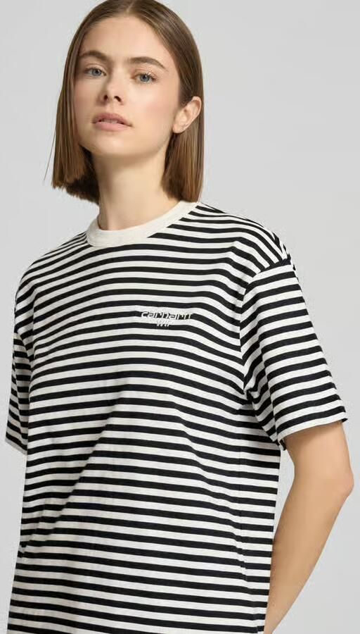 Carhartt Work In Progress T-shirt met labelstitching